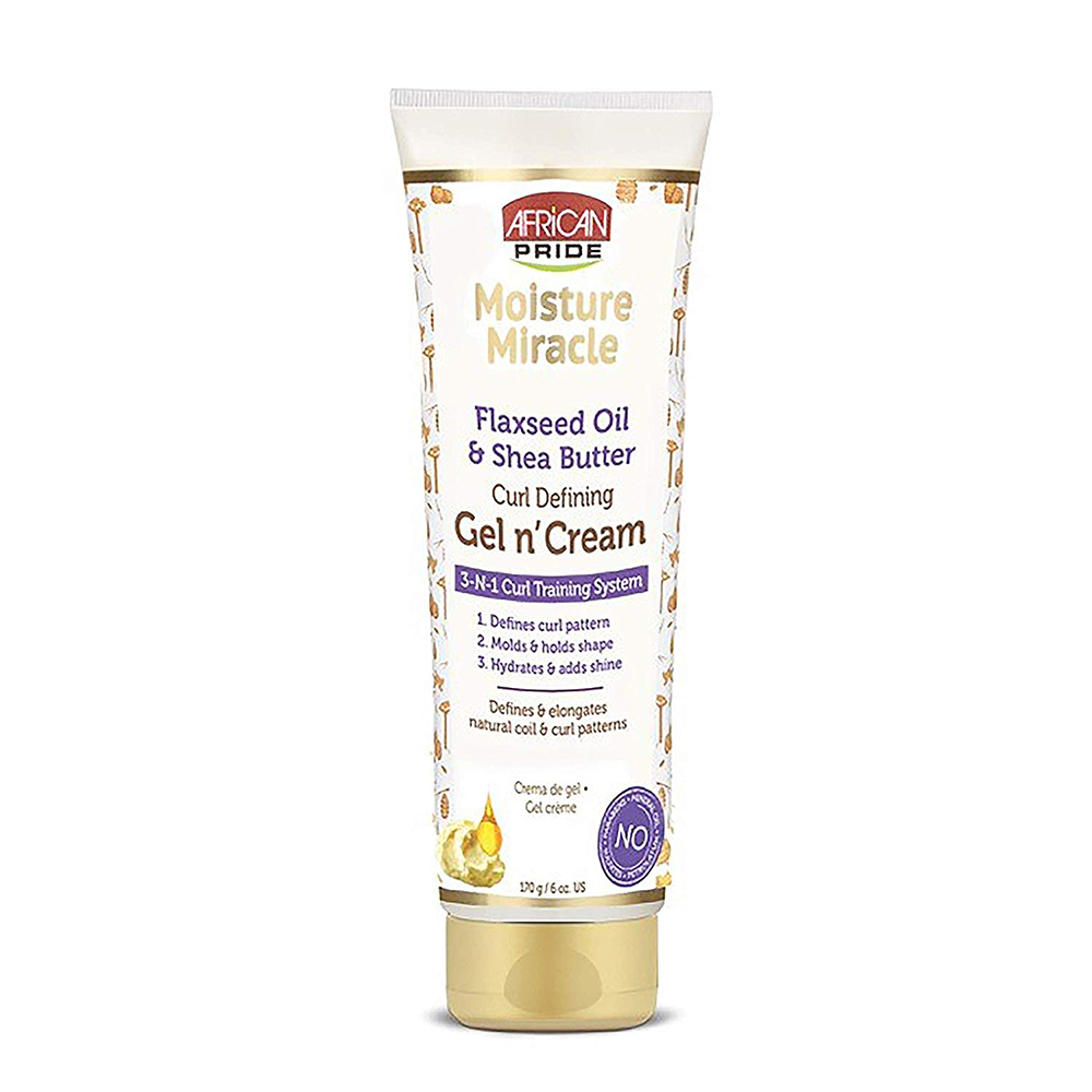 African Pride Moisture Miracle Cur Defining lGel'N Cream 6oz/170g