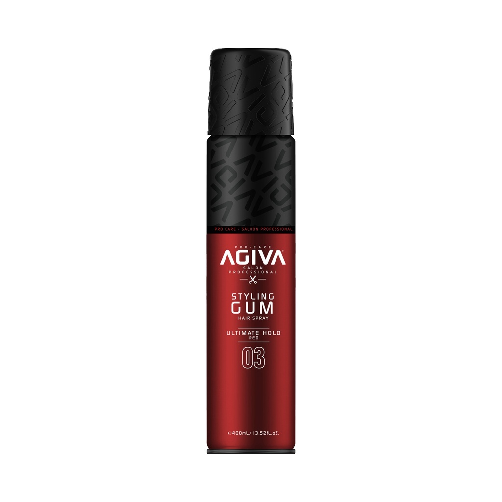 Agiva Styling GUM Haarspray Ultimate Hold RED n°03 400ml