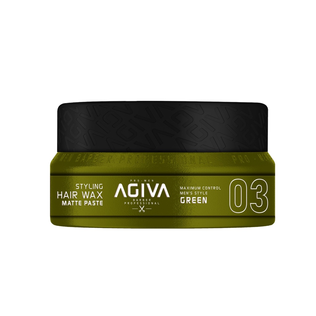 Agiva Styling Haarwachs Matte Paste - Grün n°03 90ml