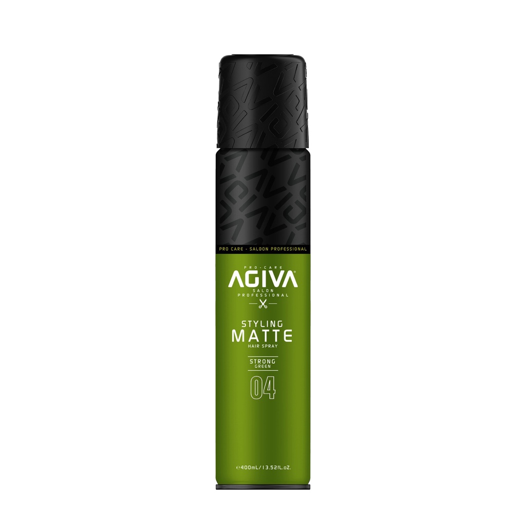 Agiva Styling MATTE Haarspray Strong Grun  400ml