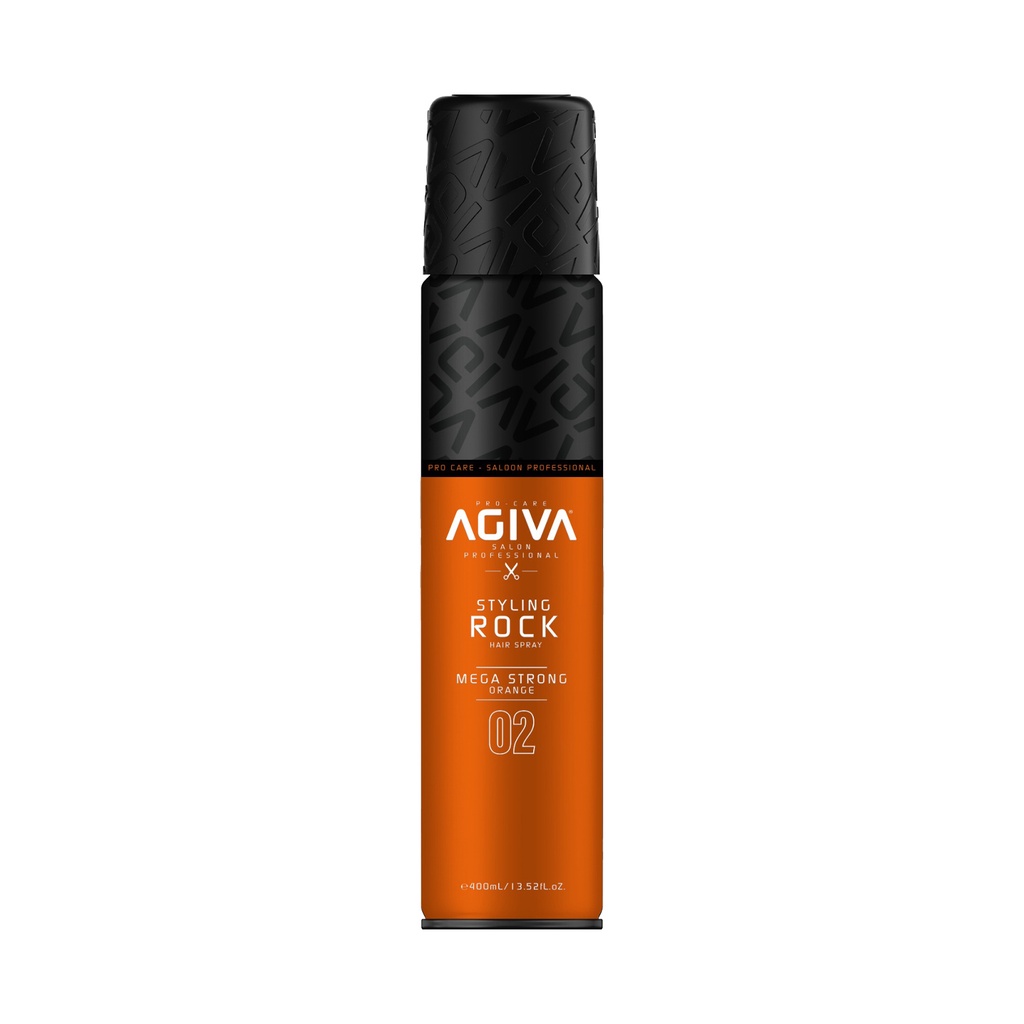 Agiva Styling ROCK Haarspray Mega Strong Orange n°02 400ml