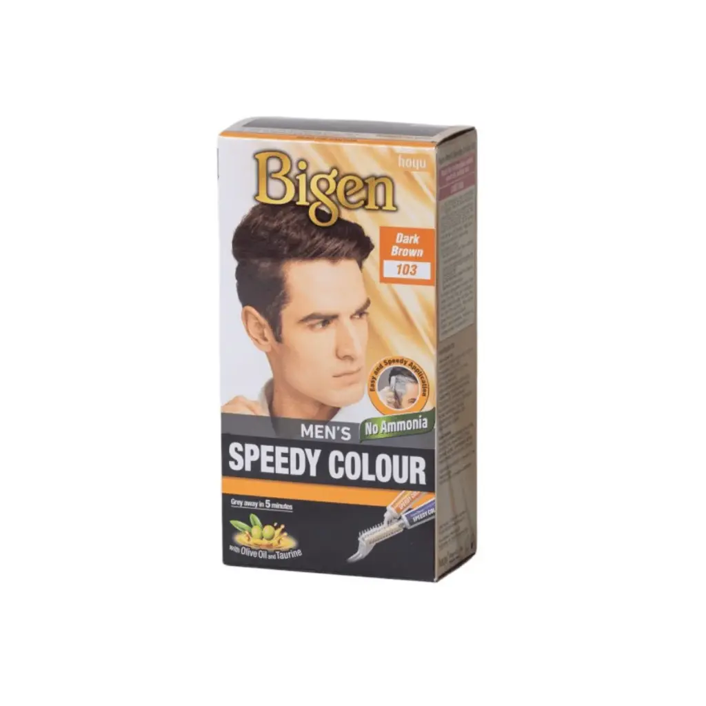 Bigen Men's Speedy Dark Brown #103 