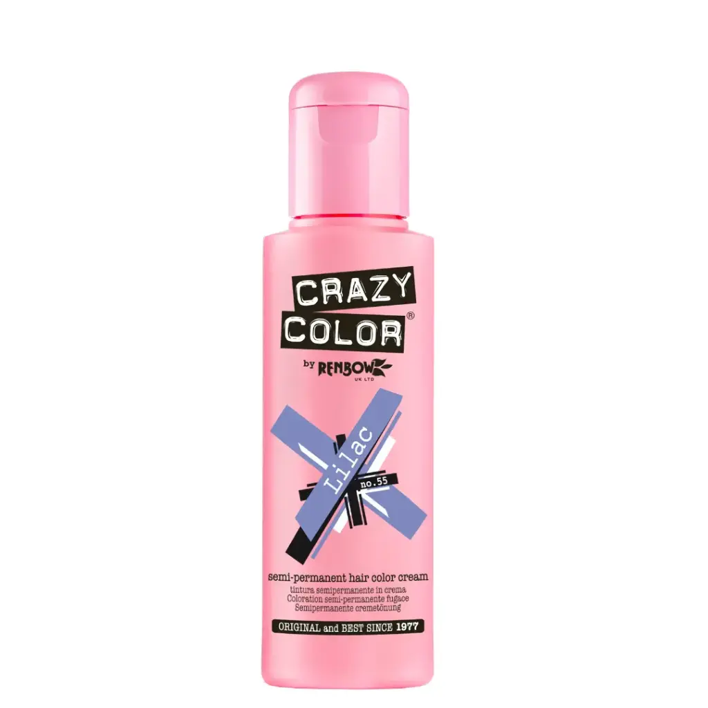CRAZY COLOR Semi-Permanent Tönung n°55 LILAC 100ML