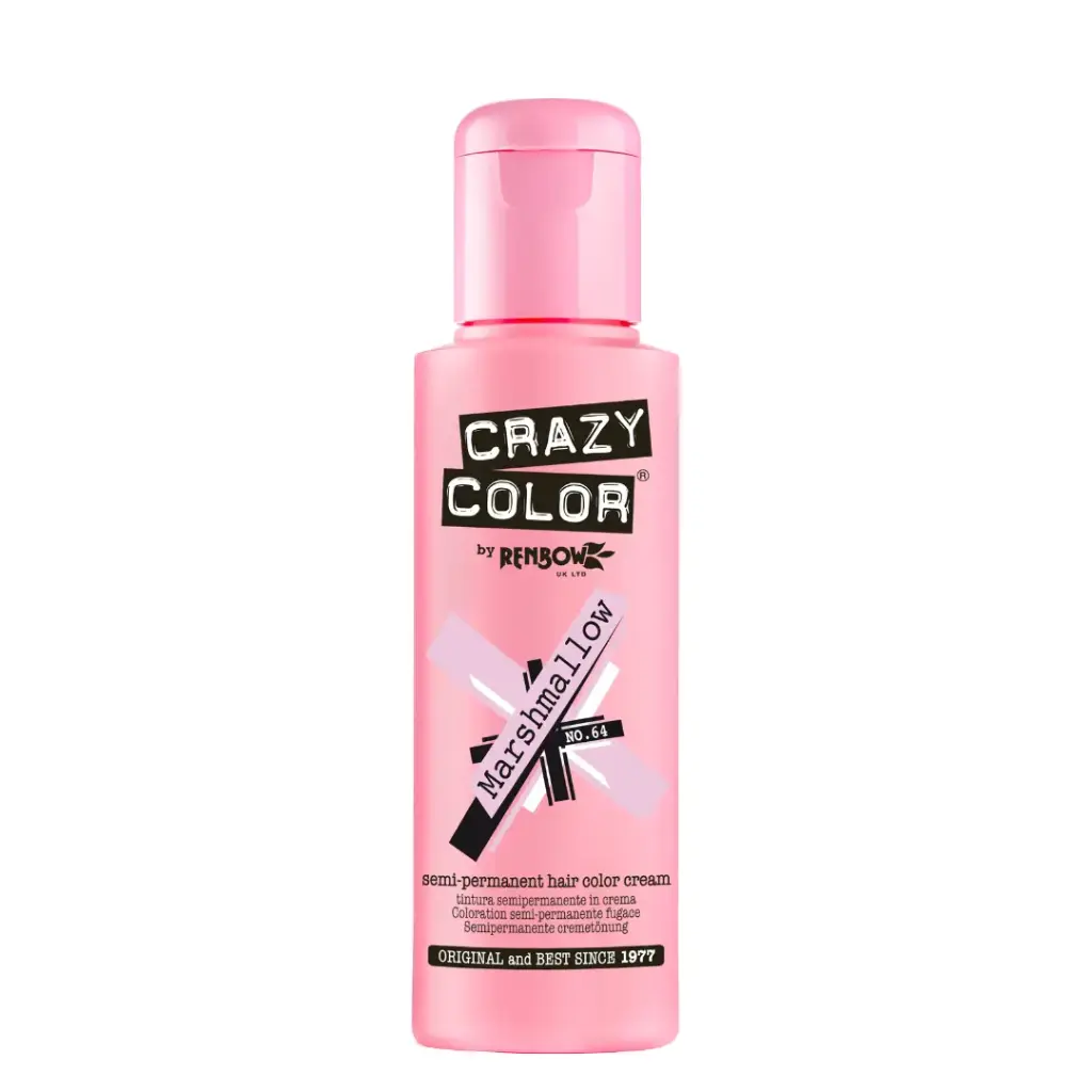 CRAZY COLOR Semi-Permanent Tönung n°64 MARSHMALLOW 100ML