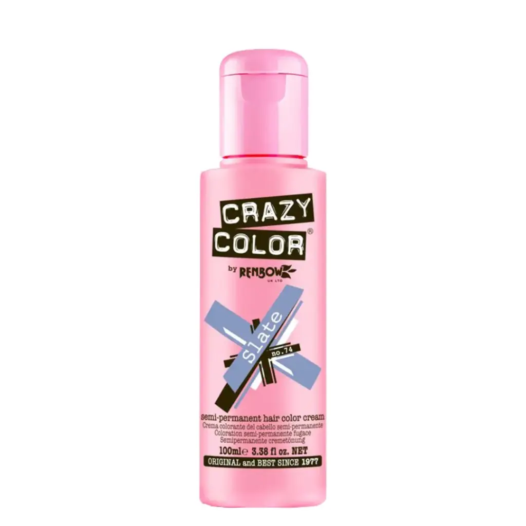 CRAZY COLOR Semi-Permanent Tönung n°74 SLATE 100ML