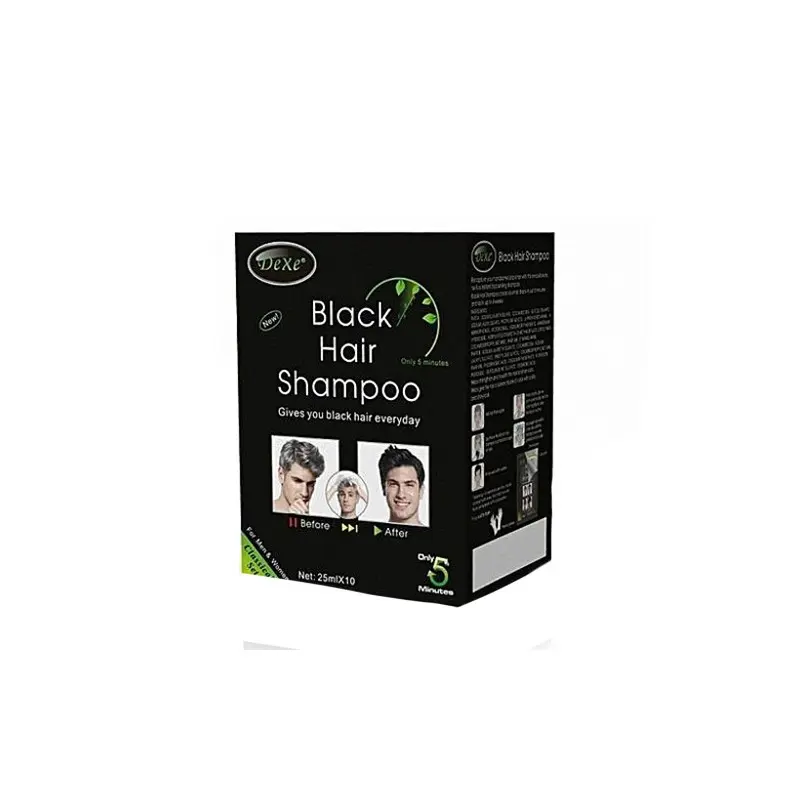 Dexe Black Hair Shampoo 10x25ml