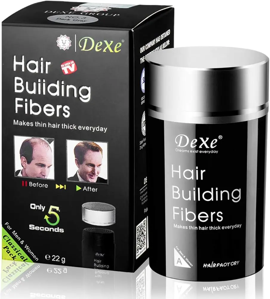 Dexe Hair Building Fibers Schwarz 25g