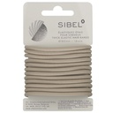 ELASTIC THICK HAIR BANDS BLONDE 12STK
