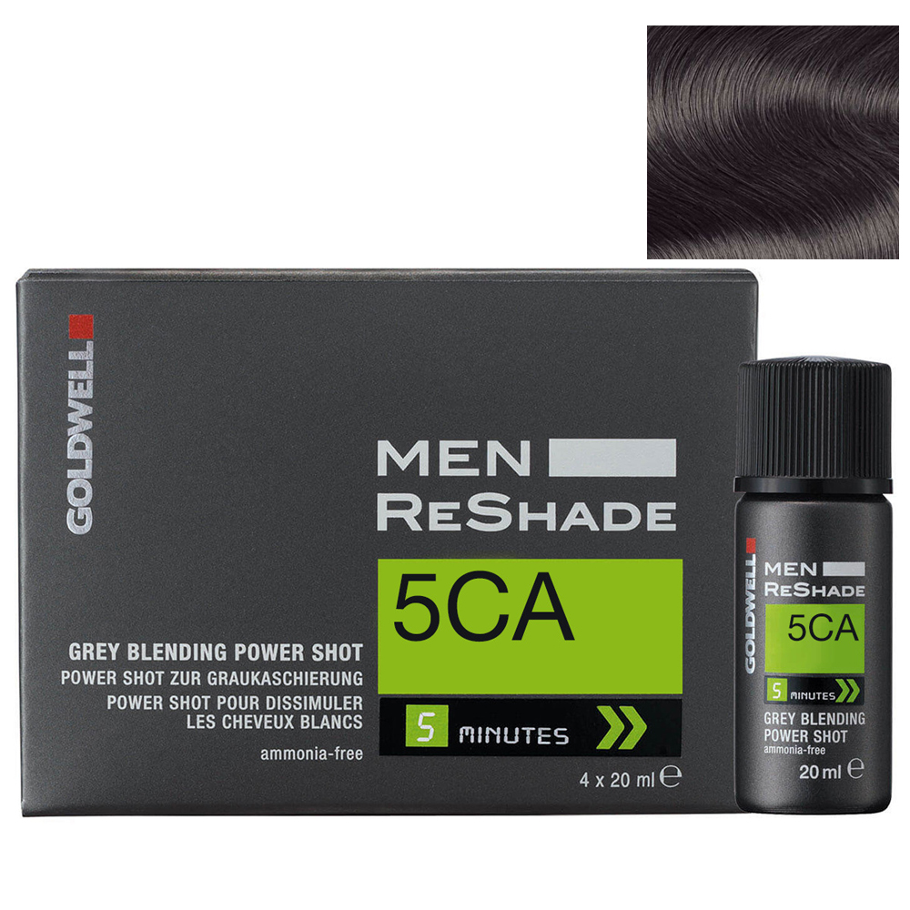 Goldwell Color Men Reshade Power Shots 5CA 4x20ml.