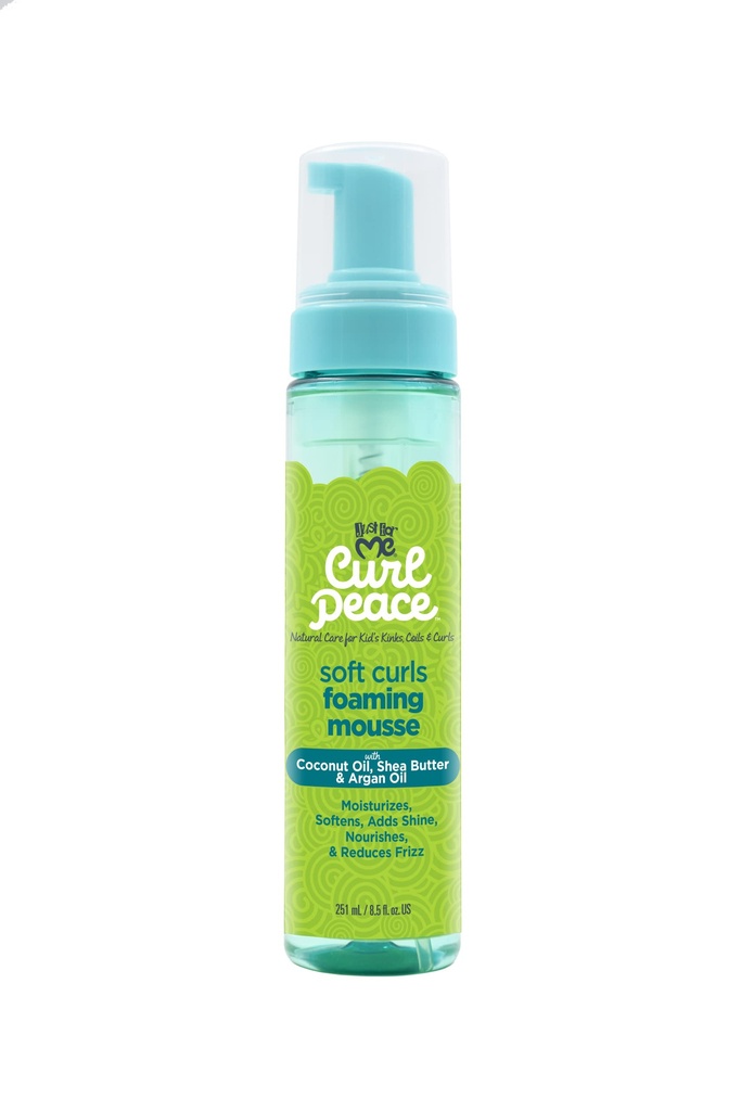 Just For Me Curl Peace Soft Curls Foaming Mousse 8.5oz.