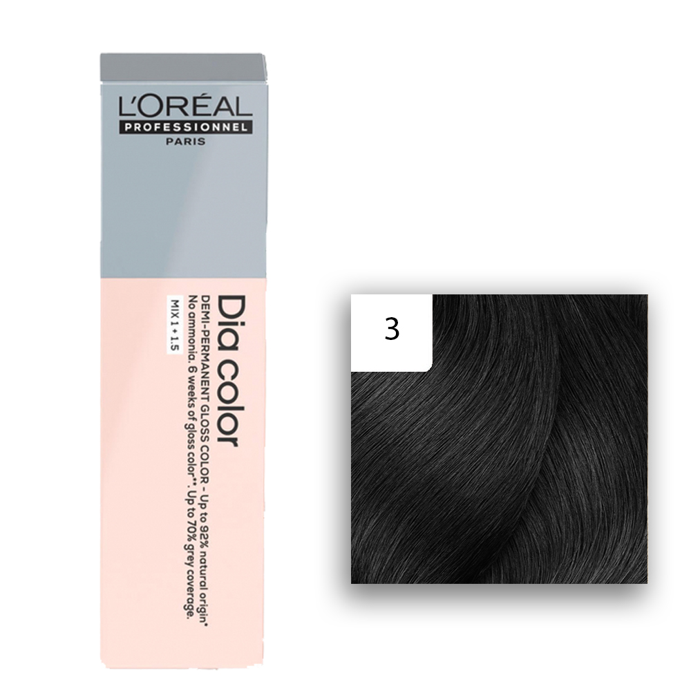 L'Oréal Professionnel DIA COLOR Haarfarbe 3 Dunkelbraun 60ml