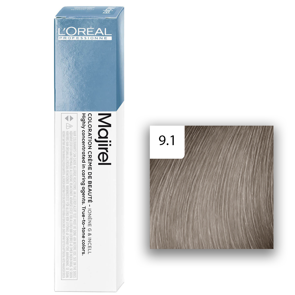 L'Oréal Professionnel MAJIREL 9,1 Sehr Helles Blond Asch 60ml