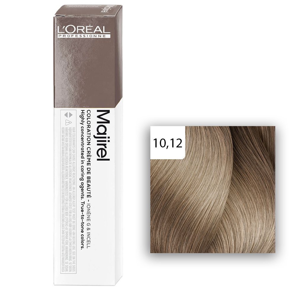 L'Oréal Professionnel MAJIREL Glow 10,12 Platinblond Asch Irisé 60ml