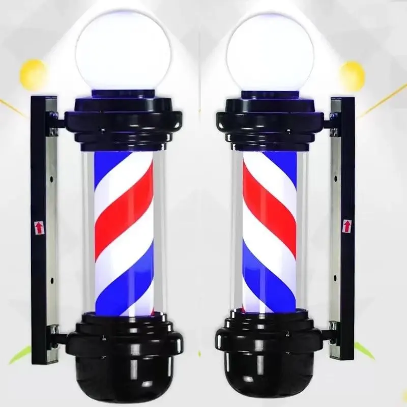 MAD Barber-Pole Schwarz -100X19X26cm