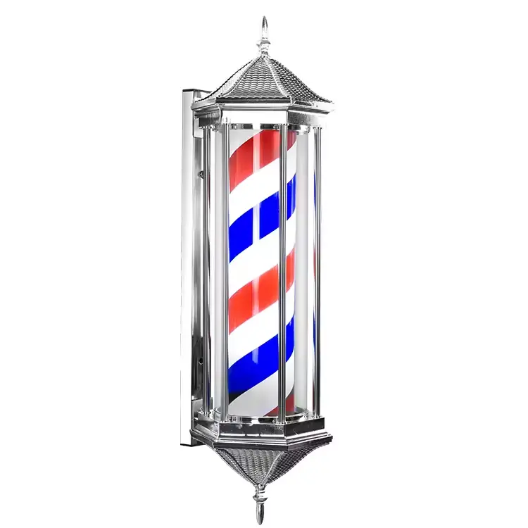 MAD Barber-Pole Silver - 85*30*22cm