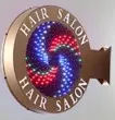 MAD Barber-Pole runde Lampe Gold-53X70X7CM