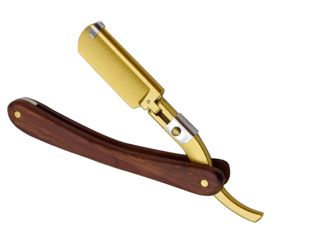 MAD Barbershop Rasiermesser-Gold&Holz