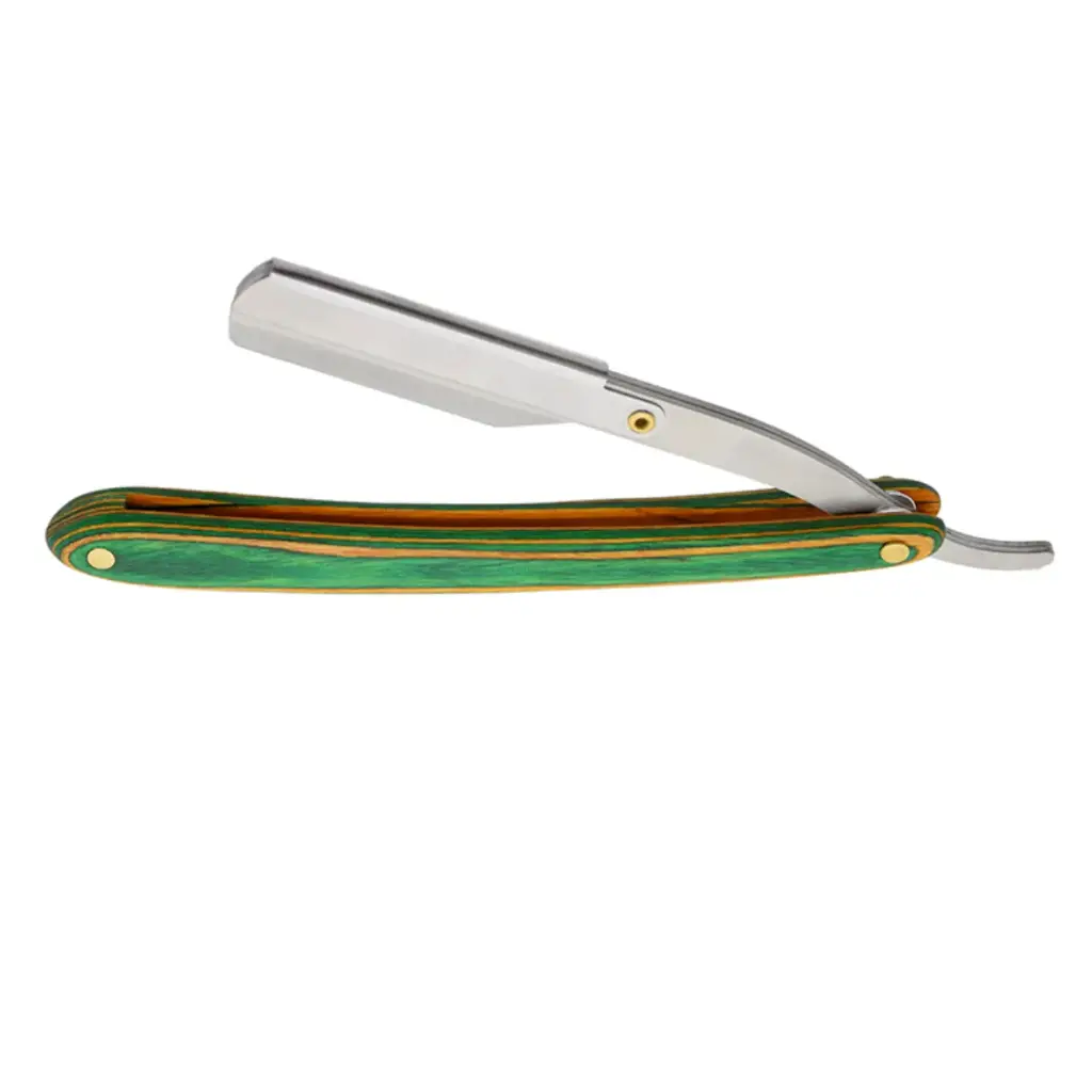 MAD Barbershop Rasiermesser-Holz grün