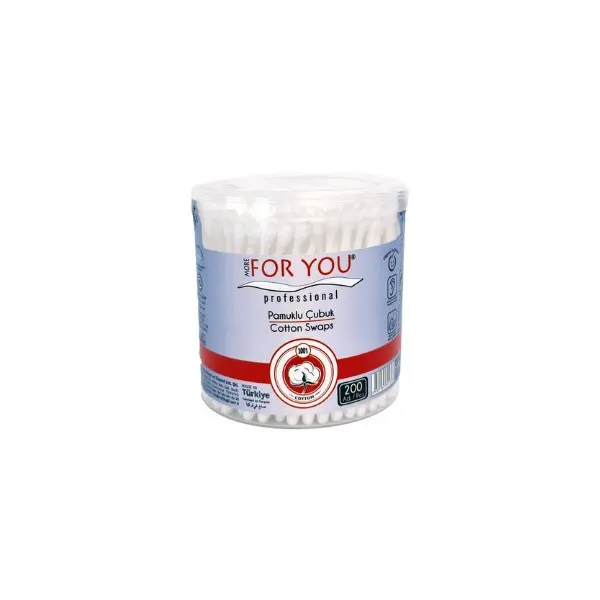More For You Wattestäbchen für Ohren 200Stk.