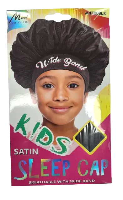 Murry Children Wide Band Sleep Cap Black