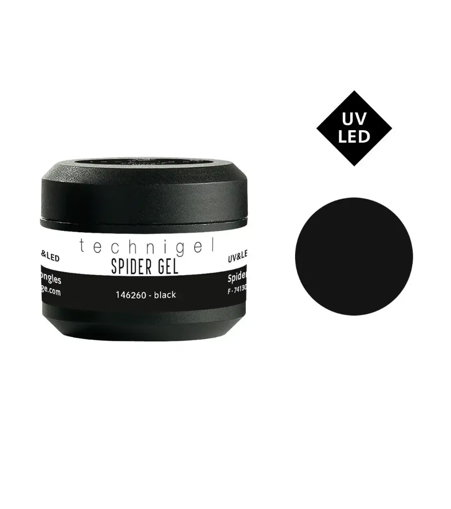 PEGGY SAGE Farbgel SPIDERGEL UV&LED  Schwarz -5g
