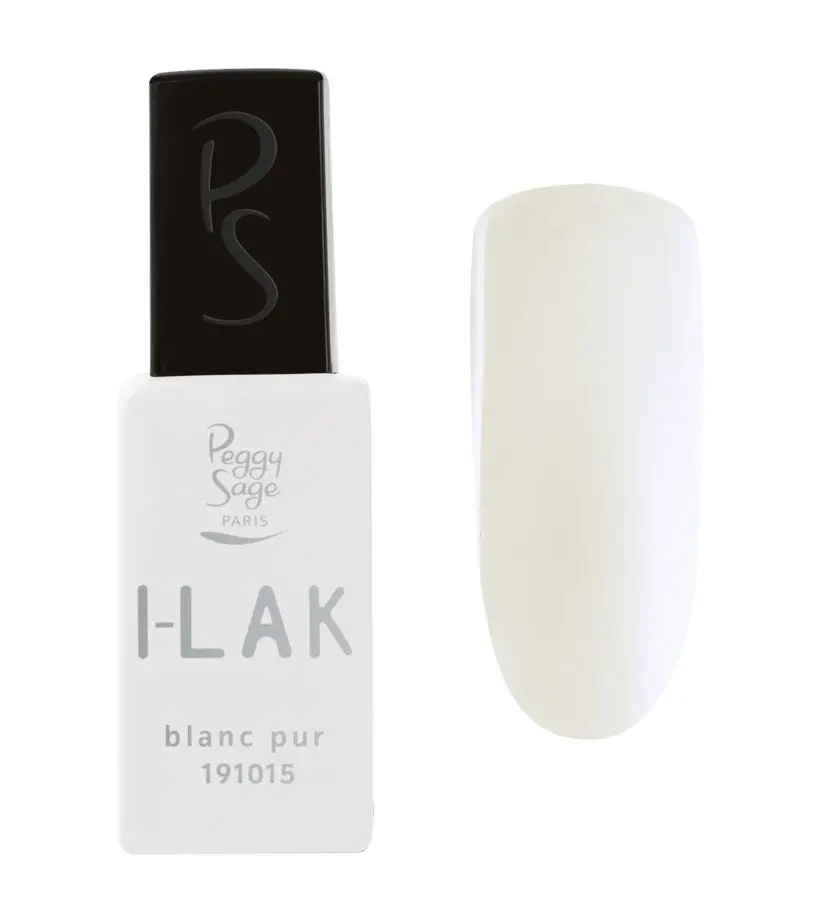 PEGGY SAGE Semi-permanenter I-LAK Nagellack  - blanc pur 11ml 