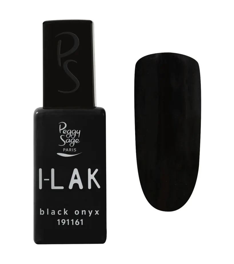 PEGGY SAGE Semi-permanenter I-LAK-Nagellack  - black onyx 11ml