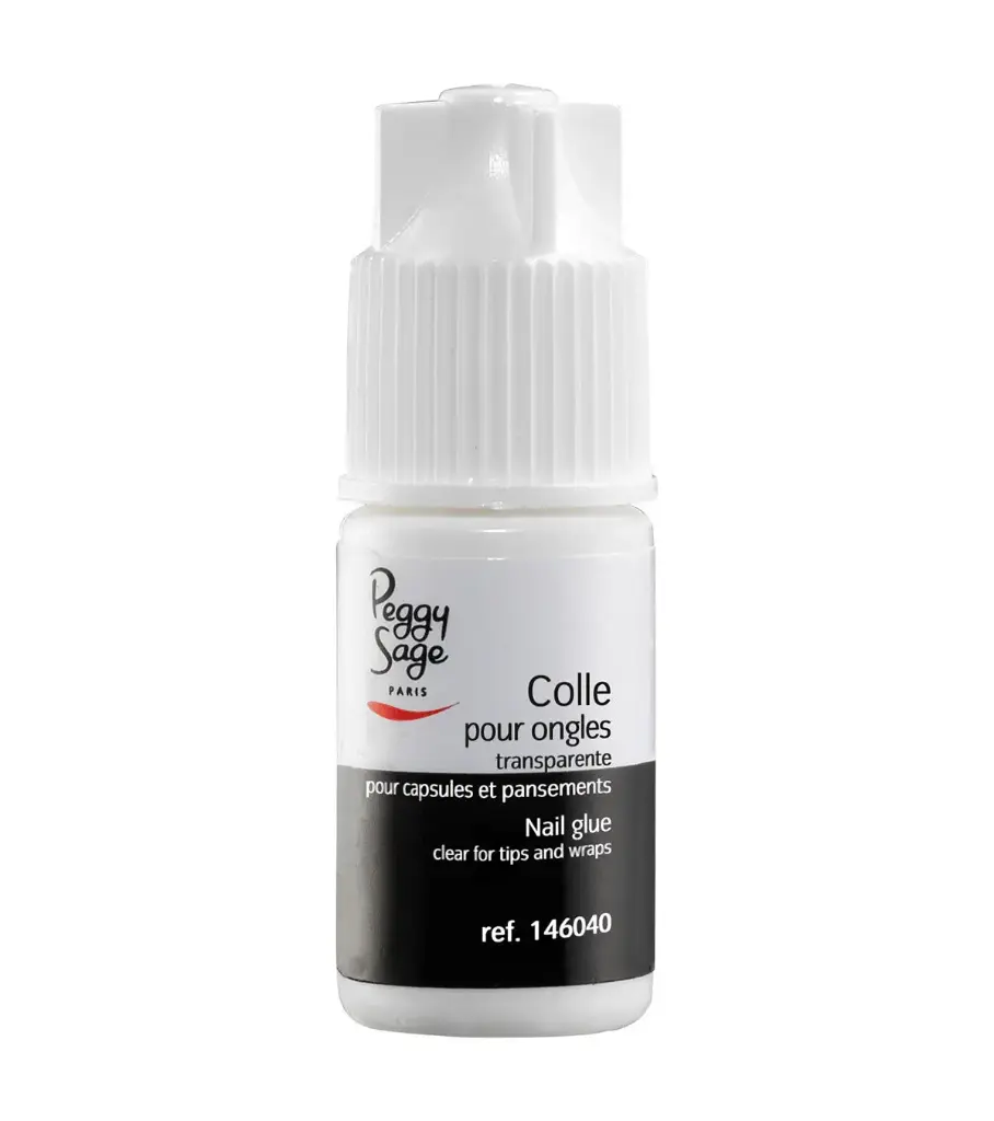 PEGGY SAGE Transparenter Klebstoff für Tips und Nagelpflaster 3g