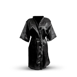 PROHALL Professional Kimono-Färbeumhang Schwarz