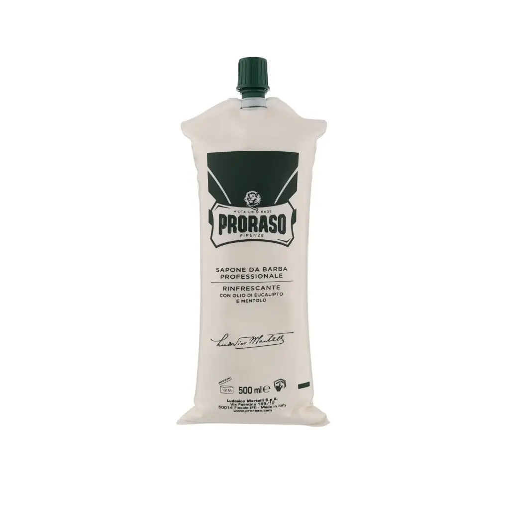 PRORASO Rasiercreme mit Eukalyptusöl & Menthol Pro 500ML