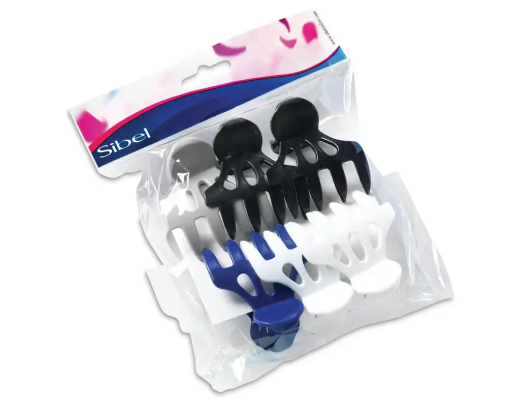 SIBEL Klammern für Lockenwickler 6 Stk