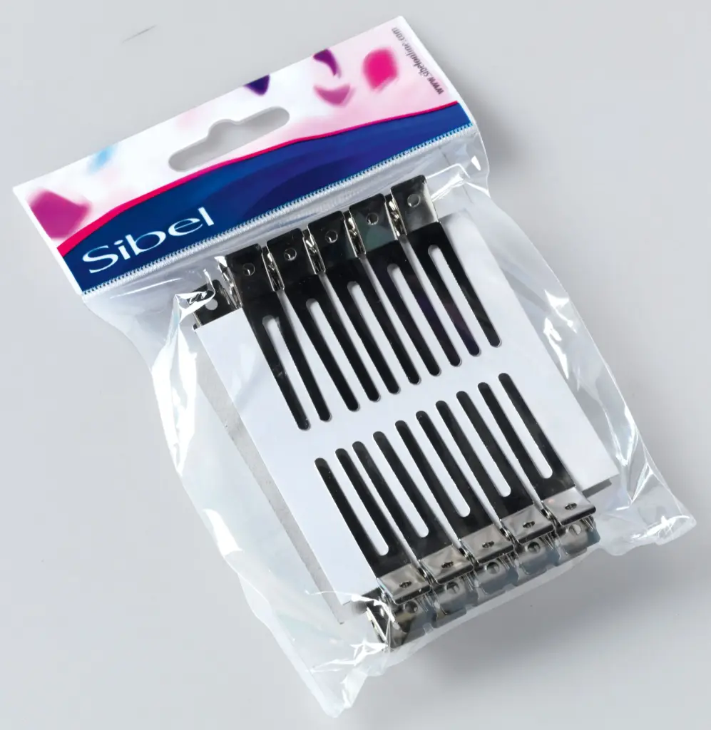 SIBEL Lockenklammern Metall 2B 20St