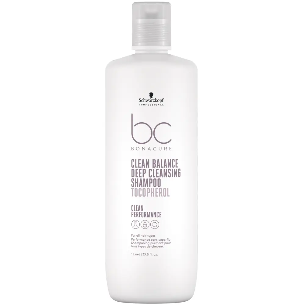 Schwarzkopf Professional BC Clean Balance Deep Cleansing Tecopherol Shampoo 1000ml