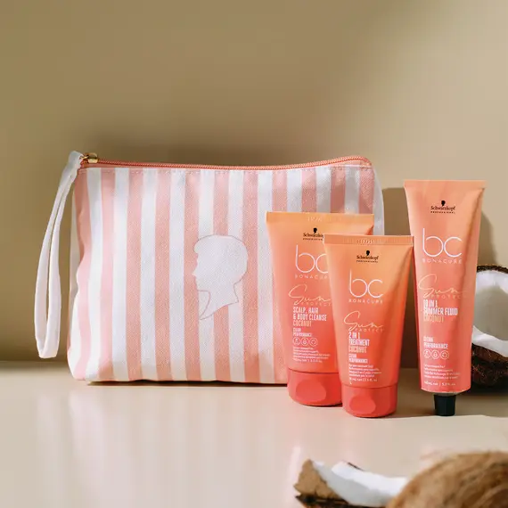 Schwarzkopf Professional BC Sun Sonnenschutztasche 2024 100ml + 75ml + 100ml