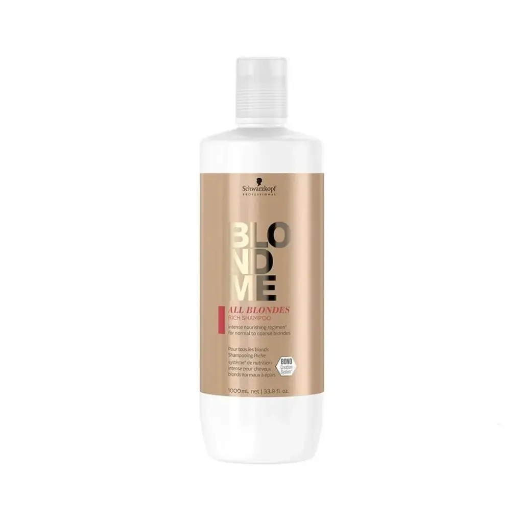 Schwarzkopf Professional BLONDME All Blond Reichhaltiges Shampoo 1000ml