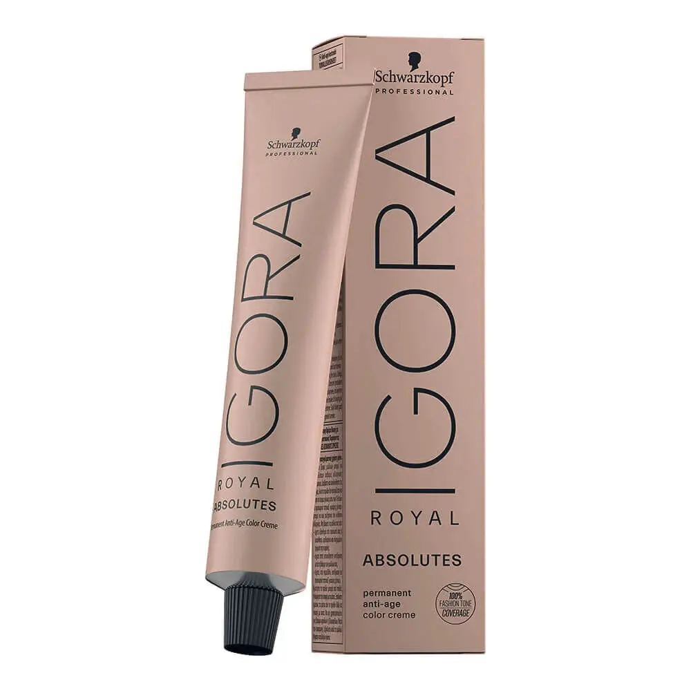 Schwarzkopf Professional IGORA ROYAL Absolutes Haarfarbe 7-470 Mittelblond Kupfer Beige Natur 60ml