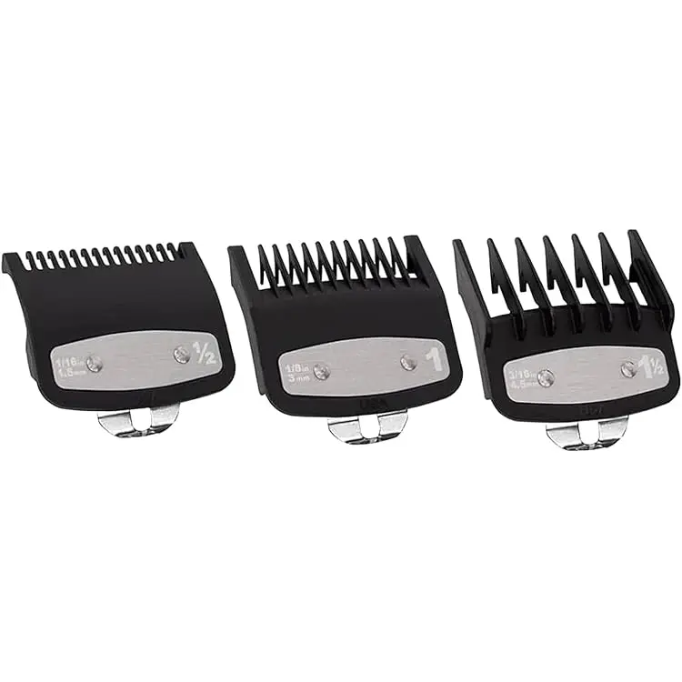WAHL Professional Plastik Aufsteckkamm-Set 3stk