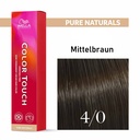 Wella Professional COLOR TOUCH Pure Naturals 4/0 mittelbraun 60ml