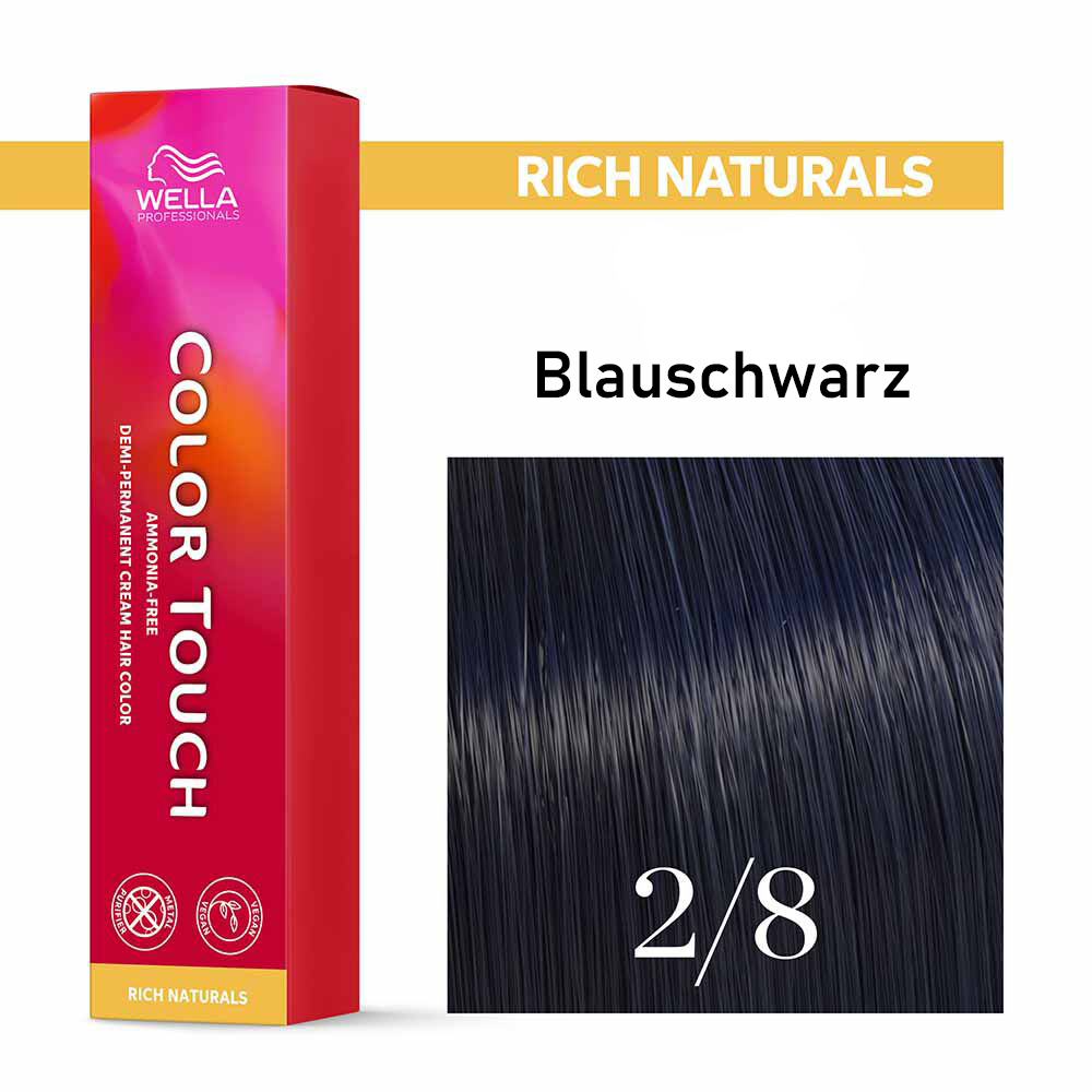 Wella Professional COLOR TOUCH Rich Naturals 2/8 blauschwarz 60ml