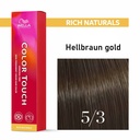 Wella Professional COLOR TOUCH Rich Naturals 5/3 hellbraun gold 60ml