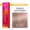 Wella Professional COLOR TOUCH Rich Naturals 8/35 hellblond gold-mahagoni 60ml