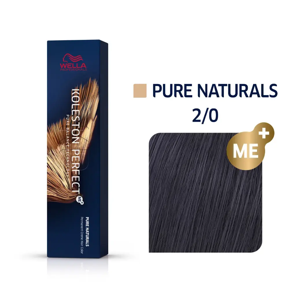 Wella Professional KOLESTON Perfect Me+ Pure Naturals 2/0 Schwarz 60ml