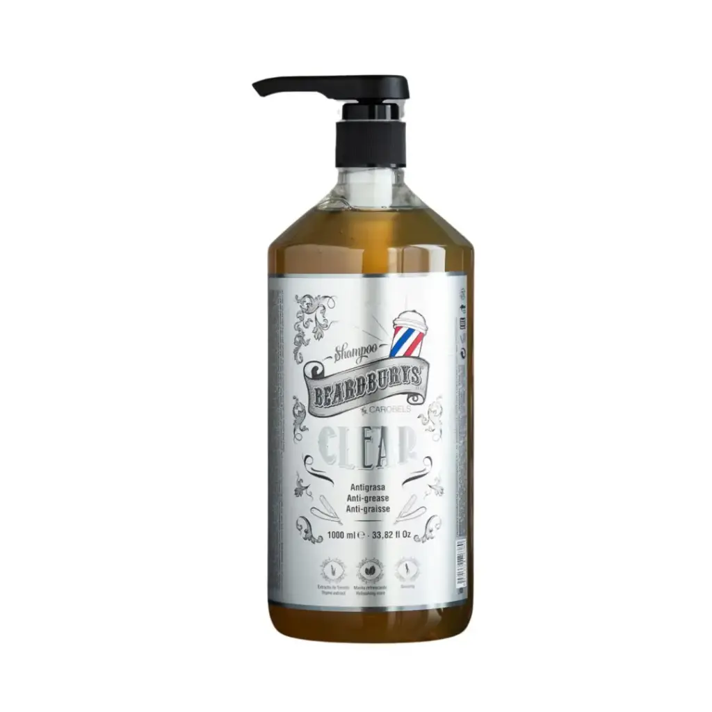 Beardburys Clear - Shampoo für fettiges Haar 1000ml