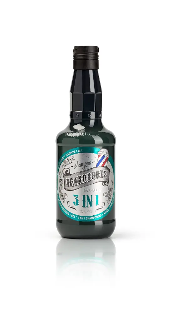 Beardburys 3-in-1-Shampoo, Spülung und Gel 330ml