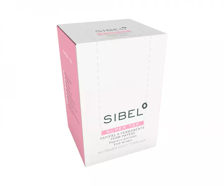 SIBEL Dauerwellen Papier Haarspitzen SUPER TEX 1000Stk