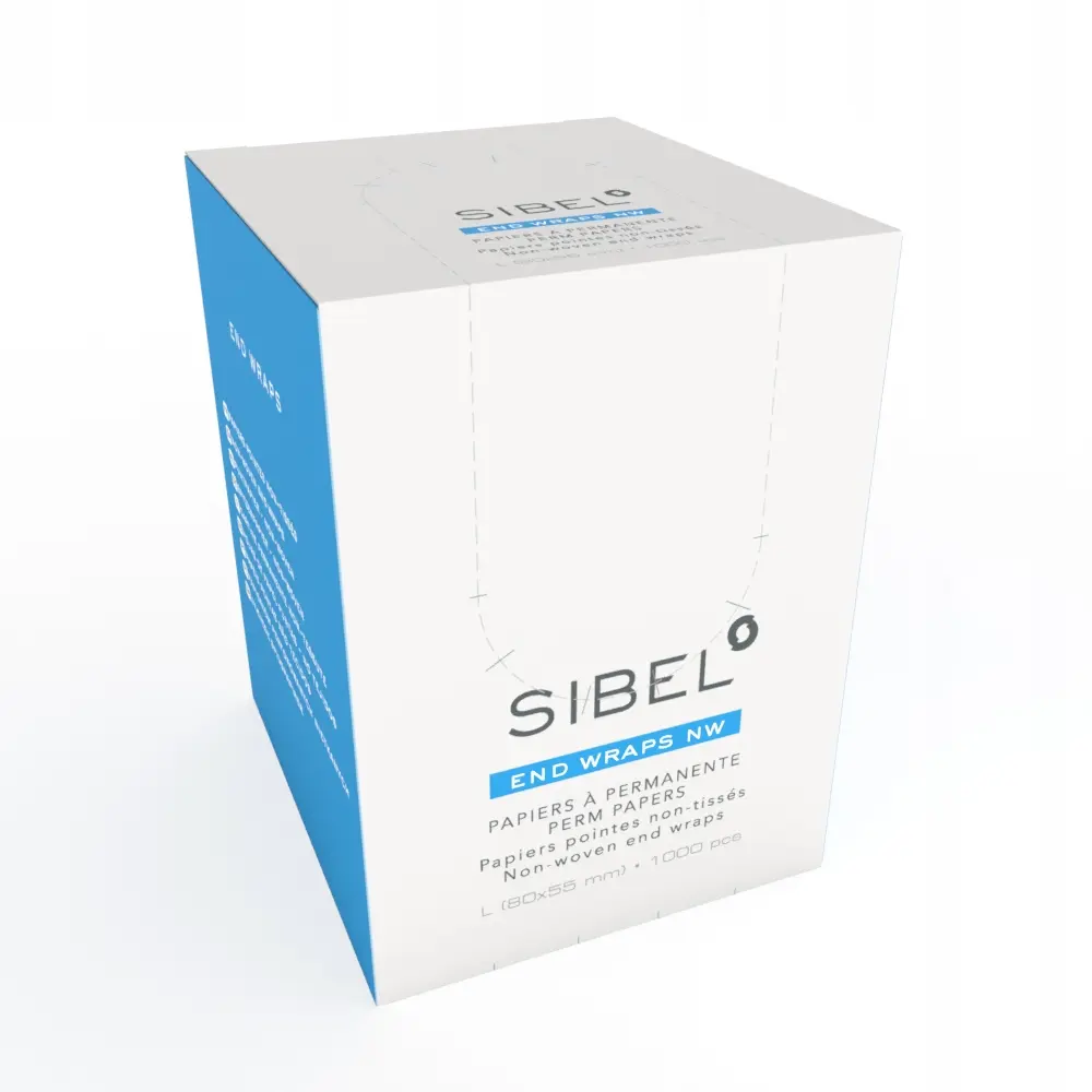 SIBEL Dauerwellen Papier Haarspitzen Non-Woven END WRAPS NW 1000Stk