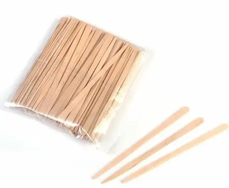 Holz-Wachsstäbchen für Augenbrauen 50Stk