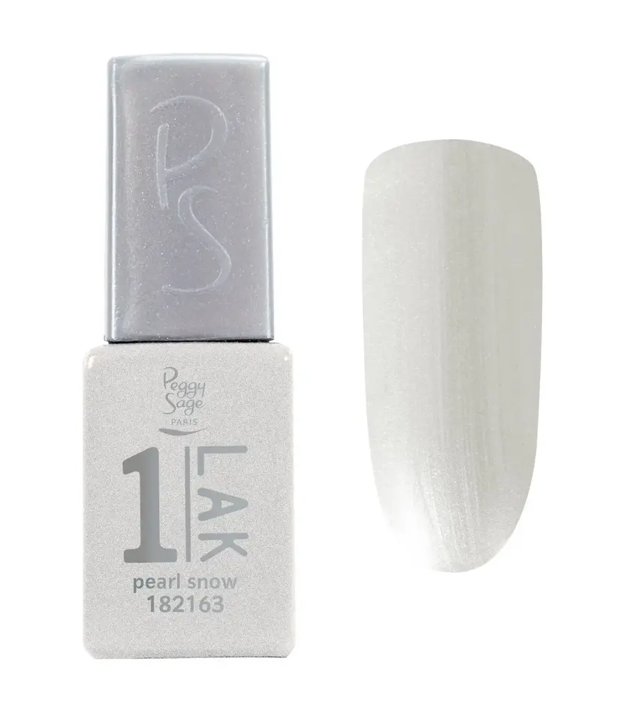 PEGGY SAGE Semi-permanenter I-LAK Nagellack  - Pearl snow 5ml