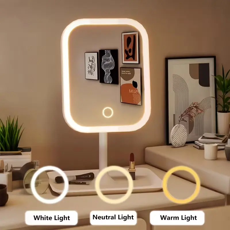 LED Schminkspiegel 3-Lichtmodus 