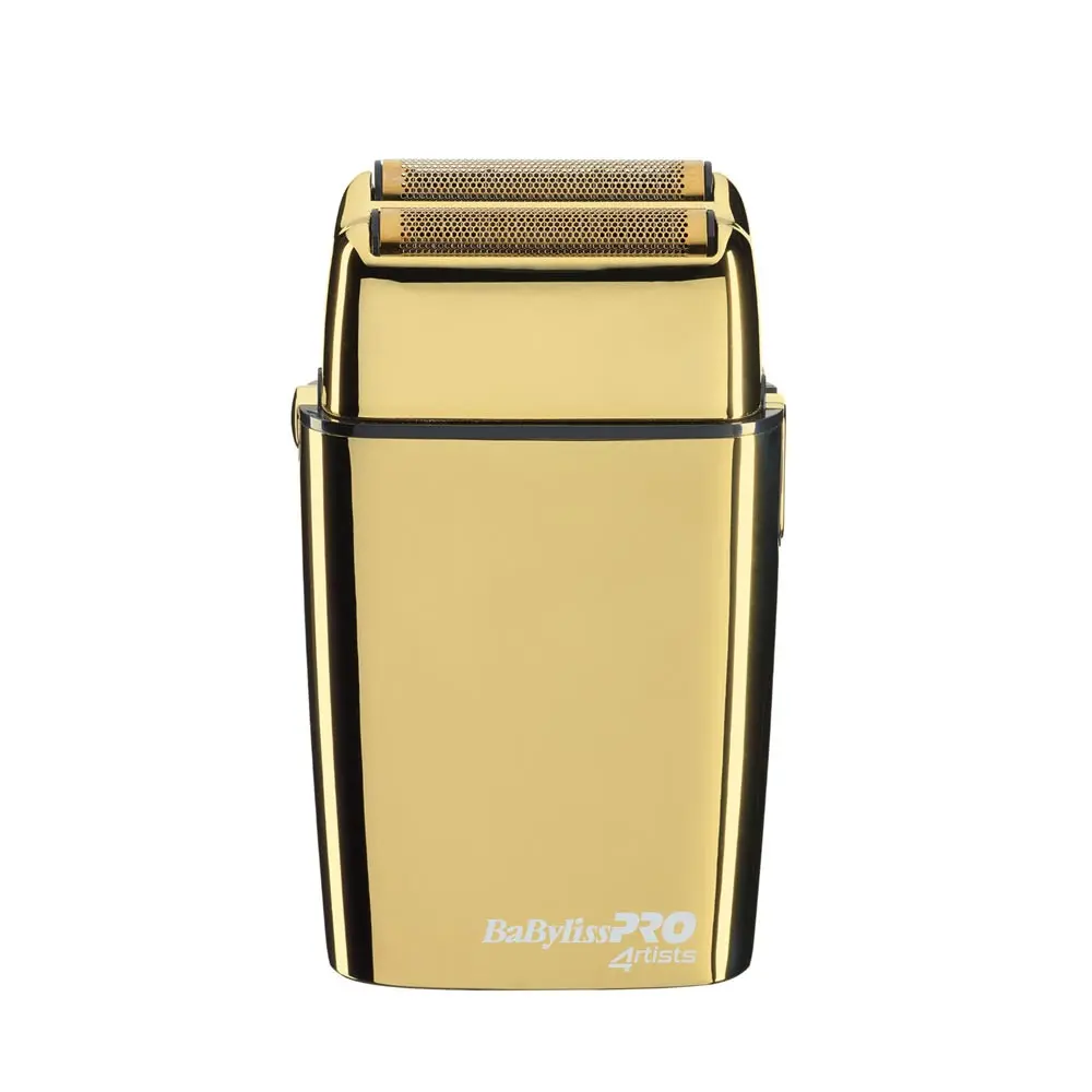 BaByliss PRO 4Artists Professionelle Doppel Folienrasierer Gold 